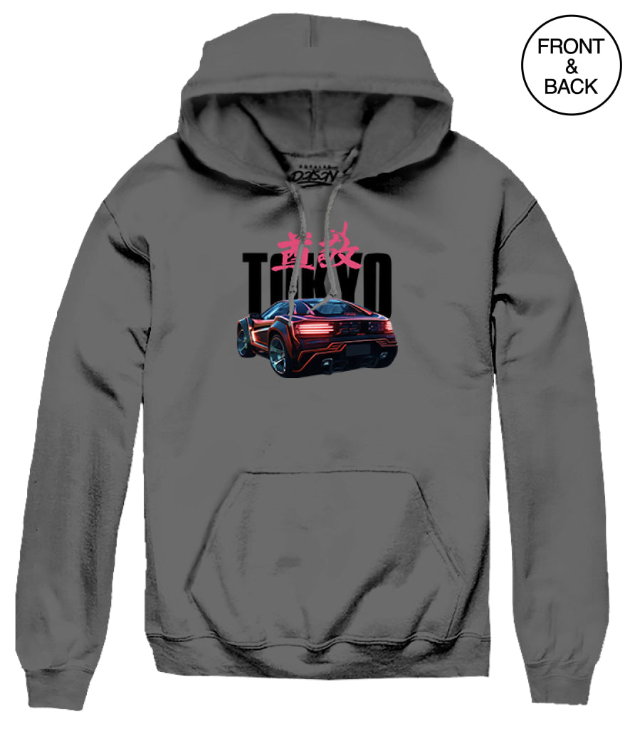 Tokyo City Car S / Charcoal Men’s Hoodies And Sweatshirts
