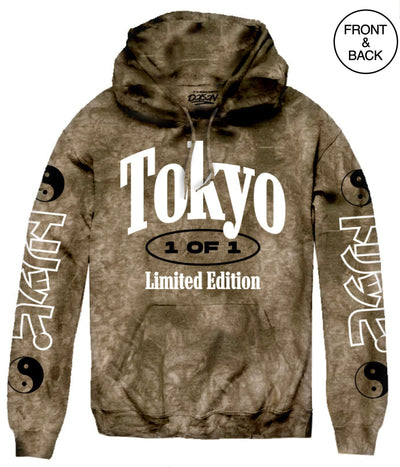 Tokyo Dragon Tie Dye Hoodie S / Shopping Bag Mens Hoodies And Sweatshirts