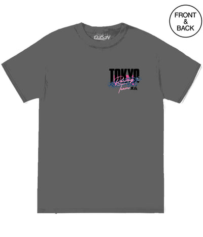 TOKYO PUSH THE LIMI CAR TEE - S / DARK GREY - Men’s Tee