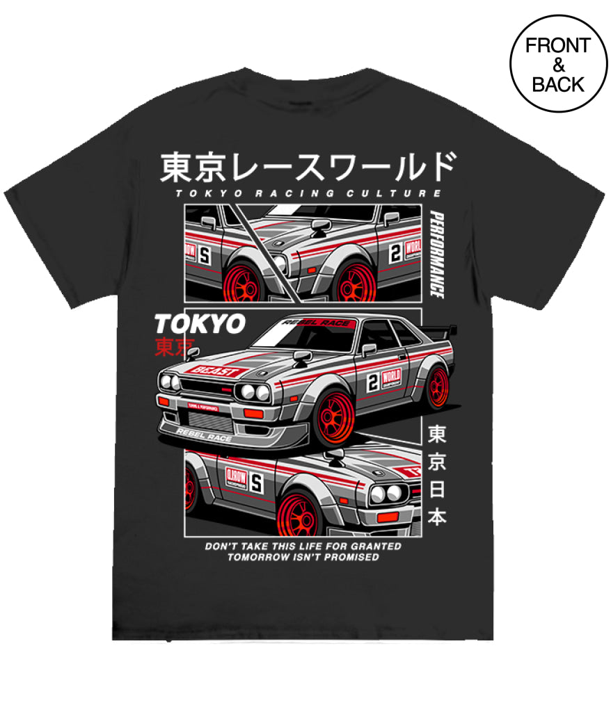 TOKYO RACING CLUB - S / BLACK - Men’s Tee