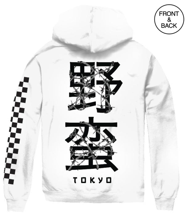 tokyo-rose-checkered-kanji-