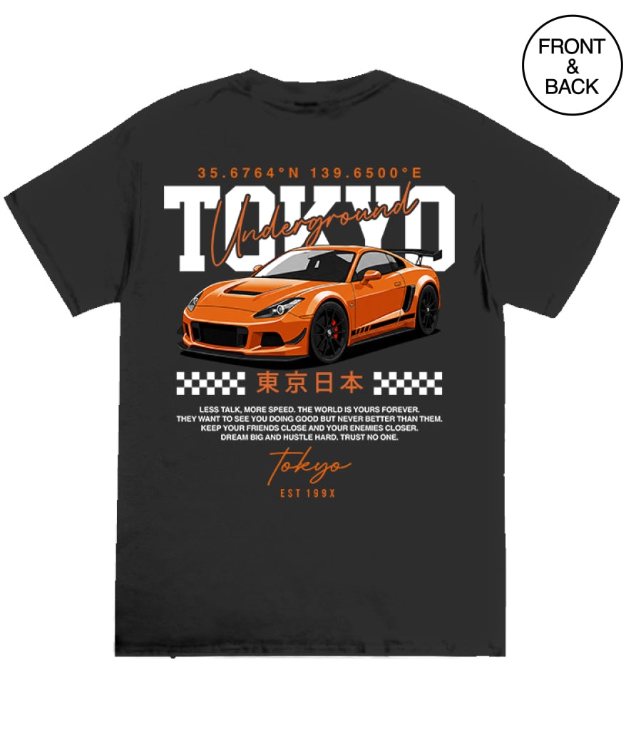 TOKYO UNDERGROUND S / BLACK Men’s Tee