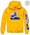 Tokyo Wave Box-Big Size 2Xl / Gold Mens Hoodies And Sweatshirts