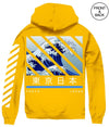 Tokyo Wave Hoodie-Big Size Mens Hoodies And Sweatshirts