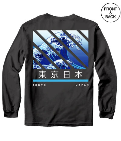 Tokyo Wave Long Sleeve Tee