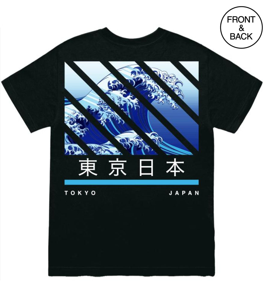 [RADINEO]★ 韓国人気★Wave T-SHIRTS RADINEO]☆ 韓国人気☆Wave T-SHIRTS (RADINEO/Tシャツ