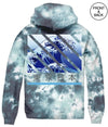 Tokyo Wave Tie Dye Hoods Mens Hoodies And Sweatshirts