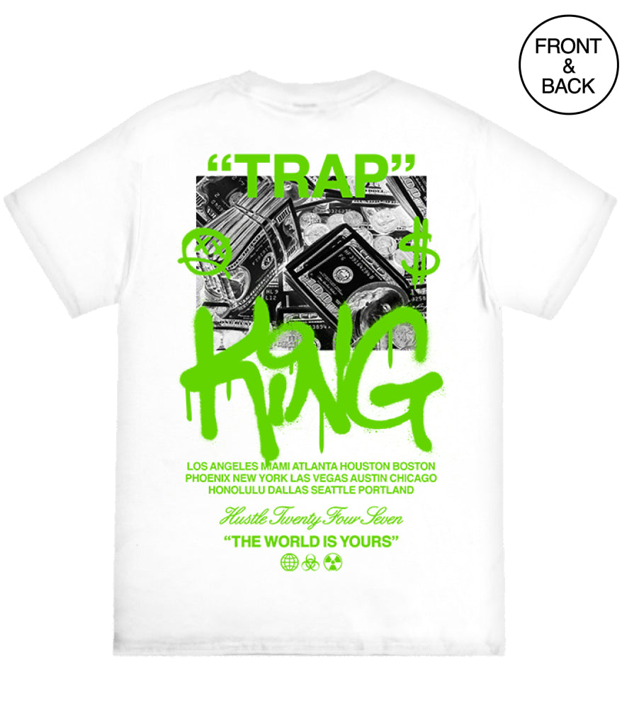 Trip King Money S / White Mens Tee