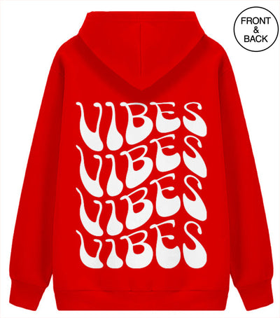 Vibes Wavy Repeat Junior Hoodies