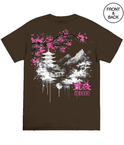 WATER PAINT CHERRY BLOSSOM TEE - Men’s Tee