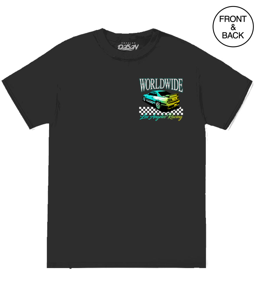 WORLDWIDE CAR - S / BLACK - Men’s Tee