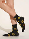 Sunflower Pattern Socks