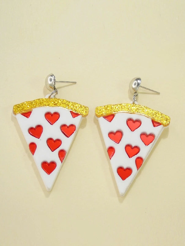 Pizza Earrings