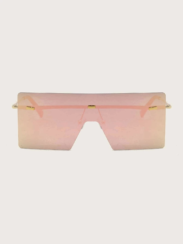 Flat Top Shield Sunglasses