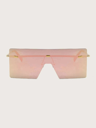 Flat Top Shield Sunglasses