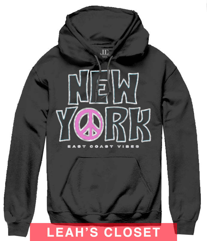 NEW YORK PIECE SIGN OUTLINE