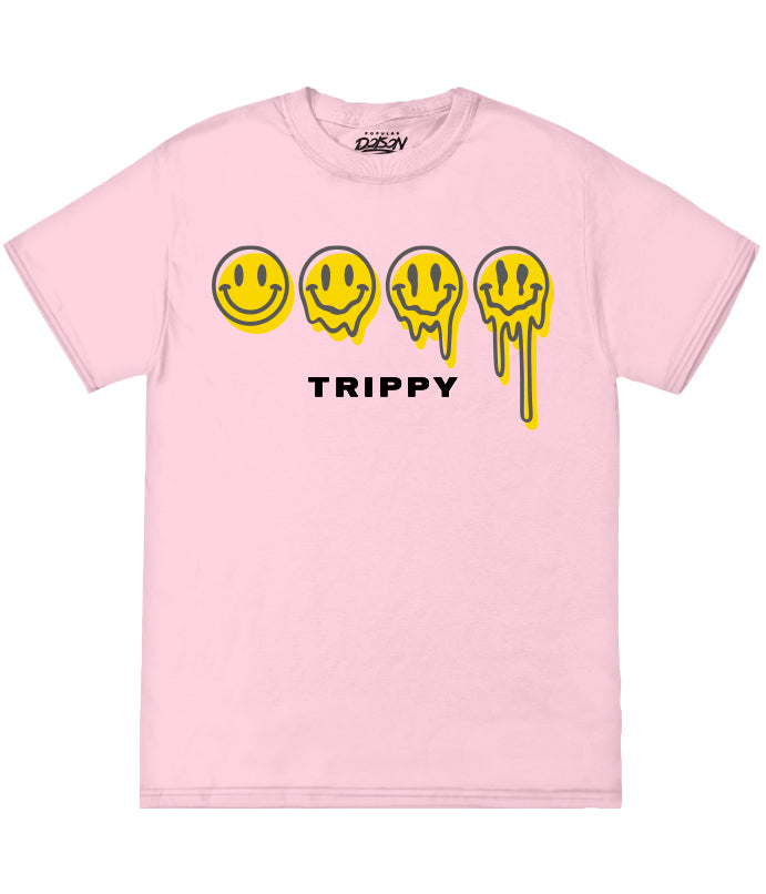 BIG SIZE-TRIPPY SMILEY TEE