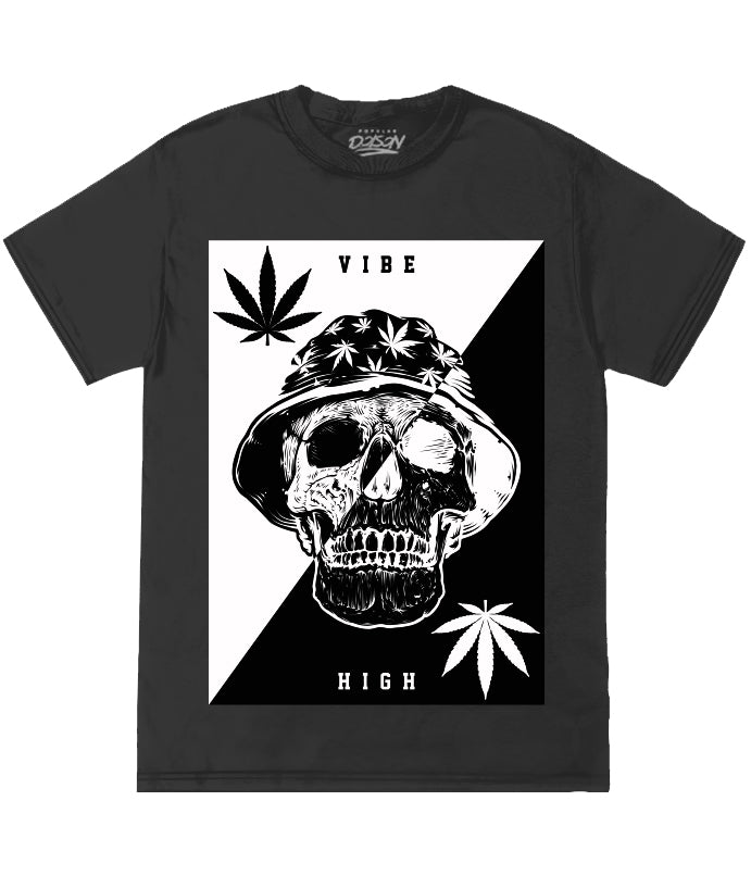 BIG SIZE-MJ SPLIT SKULL TEE