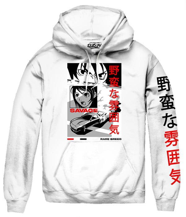 SAVAGE ANIME CARS HOODIE - Popular Poison