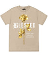 BIG SIZE BLESSED GODL ROSE TEE
