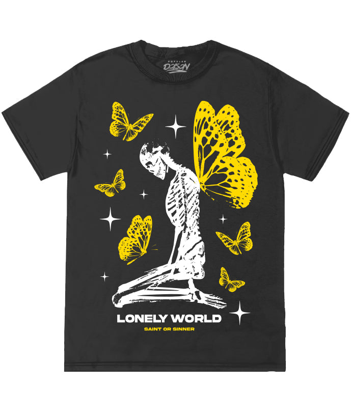 SKELETON BUTTERFLY TEE