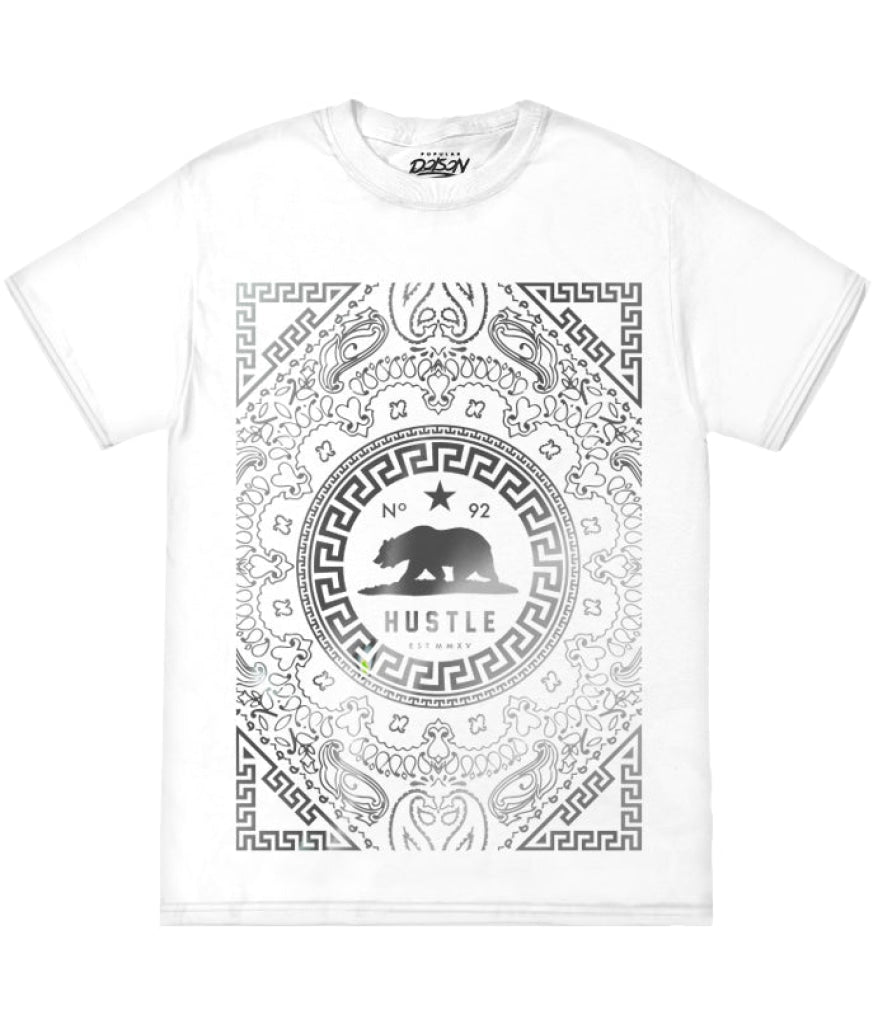 Big Size-Foil California Tee 2X / White Mens Tee