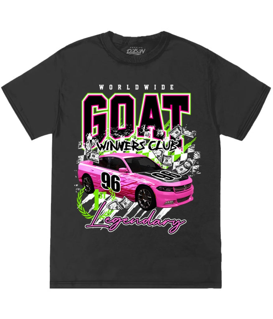 Big Size Goat Race Legend Tee 2Xl / Black Mens Tee