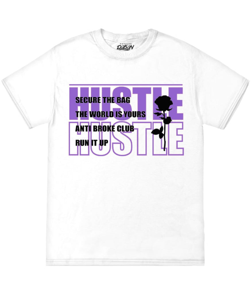 Big Size Hustle Run It Up Tee 2Xl / White Mens Tee