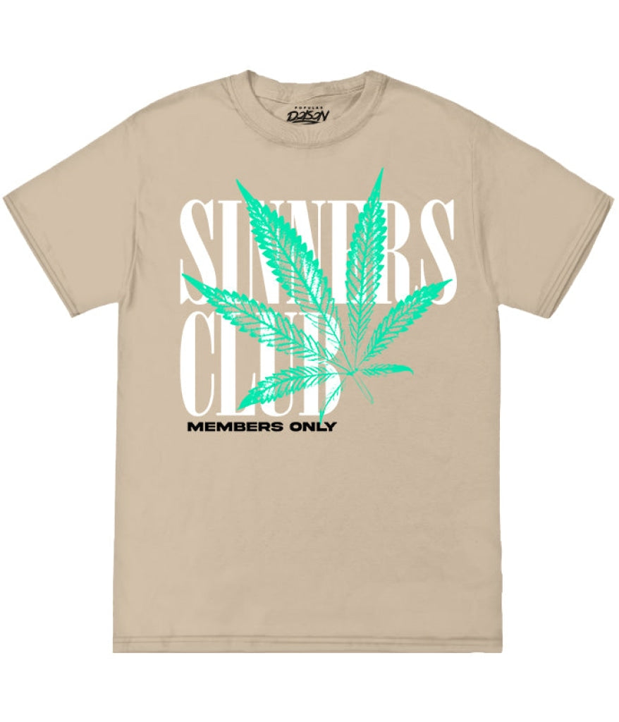 Big Size Mj Sinners Club Tee 2X / Sand Mens Tee