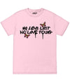 Big Size No Love Lost Butterfly Tee 2Xl / Pink Mens Tee
