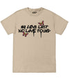 Big Size No Love Lost Butterfly Tee 2Xl / Sand Mens Tee