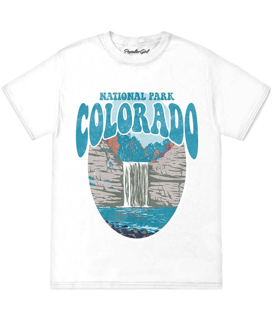 Colorado National Partk Ss Tee Girls Tee