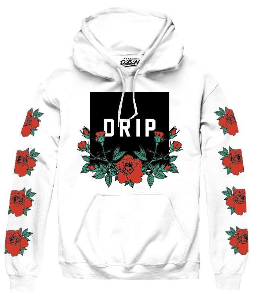 DRIP ROSE BOX HOODIE-BIG SIZE - Popular Poison