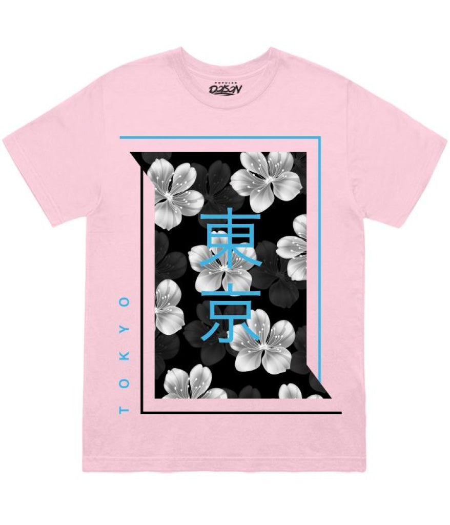 Floral Kanji Box Tee (4576957890645)