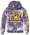 Have A Good Time Tie Dye Hoodie S / Purple Tie Dye Mens Hoodies And Sweatshirts