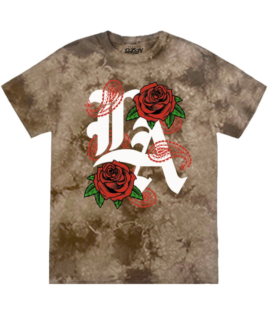 La Rose Tie Dye Tee S / Shopping Bag Mens Tee