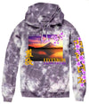 Legendary Mt Fuji Sunset Hoodie-Big Size 2X / Purple Tie Dye Mens Hoodies And Sweatshirts