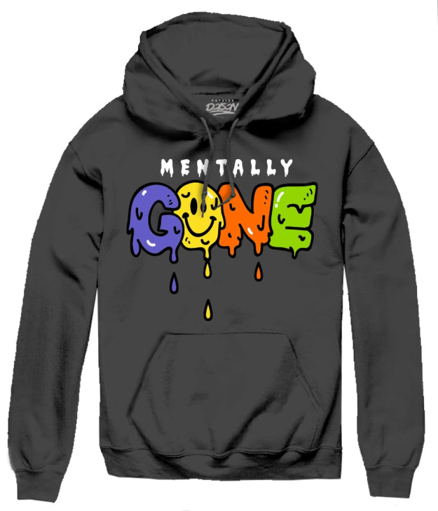 Mentally Gone Hoodie S / Black Mens Hoodies And Sweatshirts