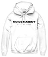 No Comment Hoodie S / White Mens Hoodies And Sweatshirts