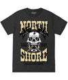 North Shore Surf Club Skull Tee S / Black Mens Tee
