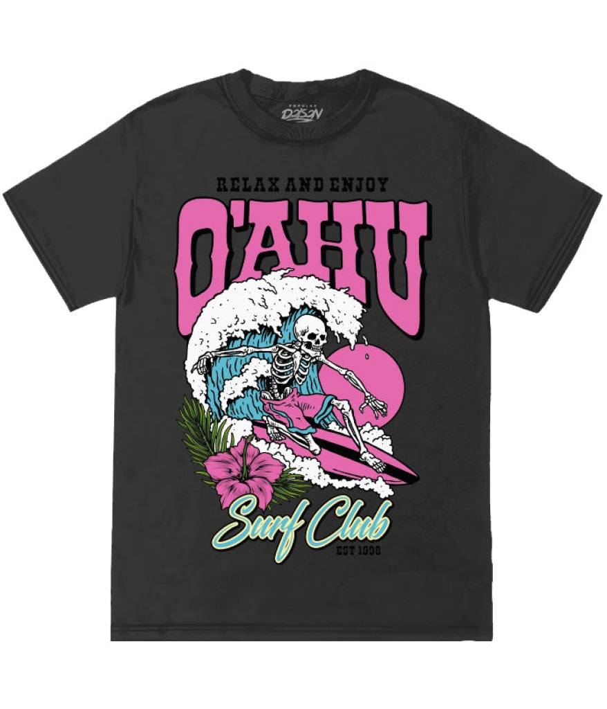 Oahu Surf Club Tee S / Black Mens Tee