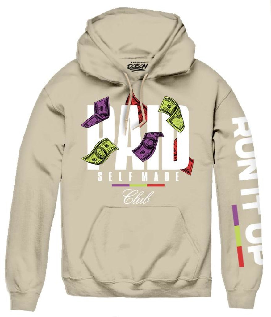 Paid In Full Hoodie S / Sand Mens Hoodies And Sweatshirts