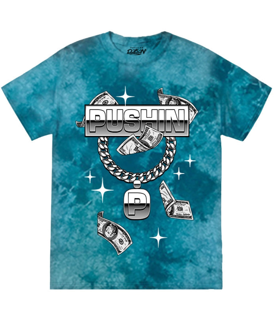 Pushing P Necklace Money S / Deep Laggon Mens Tee