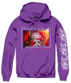 Rose Box Distorted Hoodie S / Purple Mens Hoodies And Sweatshirts