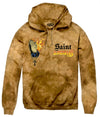 Saint Sinner Prayer Tie Dye Hoodie S / Golden Brown Mens Hoodies And Sweatshirts