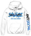 Savage Chain Hoodie S / White Mens Hoodies And Sweatshirts
