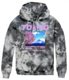 Tokyo Blossom Box Tie Dye Hoods S / Black Mens Hoodies And Sweatshirts