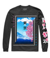 Tokyo Cherry Blossom Long Sleeve Tee S / Black