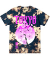 Tokyo Cherry Bloosom Tie Dye Tee Mens Tee