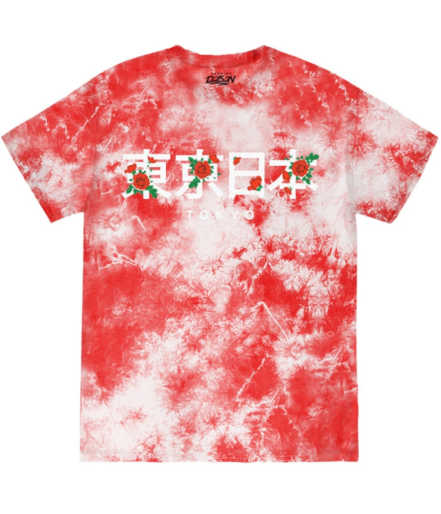 Tokyo Kanji Tie Dye Tee Mens Tee